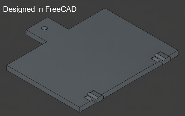 Battery Cover Design in FreeCAD 1.0